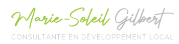 Consultante en développement local